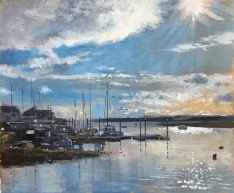 "Luminous Topsham" 30 x 25cm
£350 framed £295 unframed